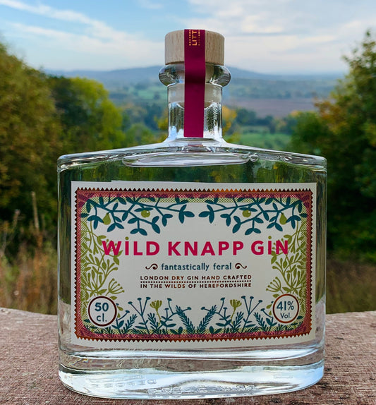 Wild Knapp Gin 41% 50cl bottle *PRE ORDER DUE TO SHORTAGE OF BOTTLES FROM OUR SUPPLIER. DELIVERIES WILL BE SENT OUT W/C 21st AUGUST 2023*